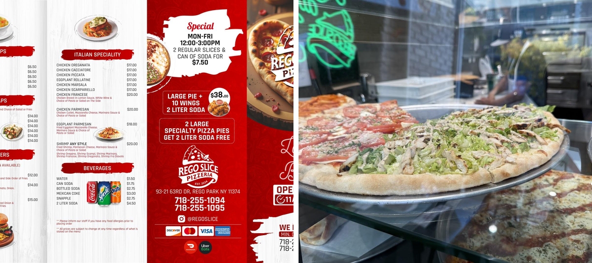Rego Slice Menu