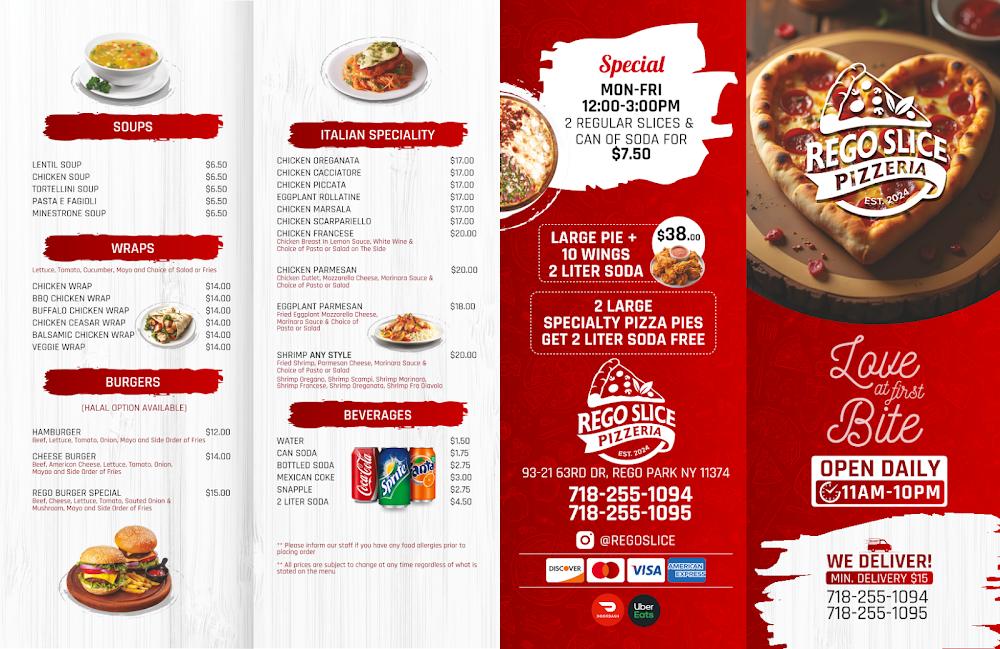 Rego Slice Menu image 1